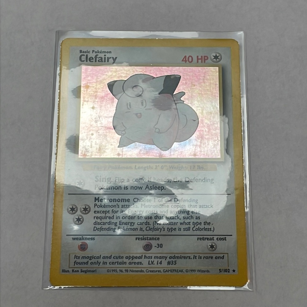 Clefairy #5 Pokemon Base Set
